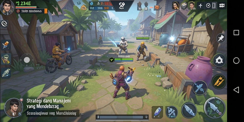Tampilan gameplay menarik dari 234E dengan strategi mendalam.