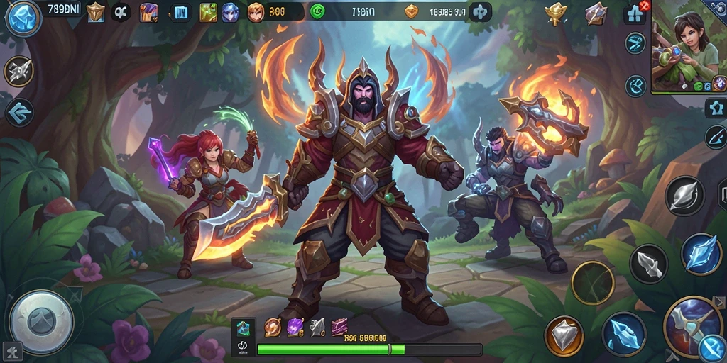Tampilan gameplay epik dalam 789BNI yang memukau.