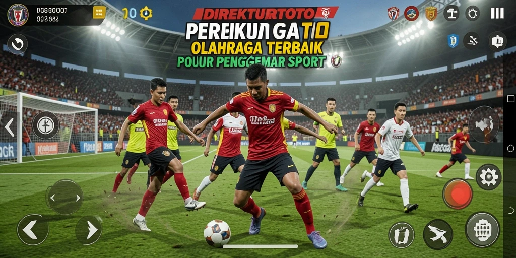 Tampilan menarik gameplay olahraga dari DIREKTURTOTO.