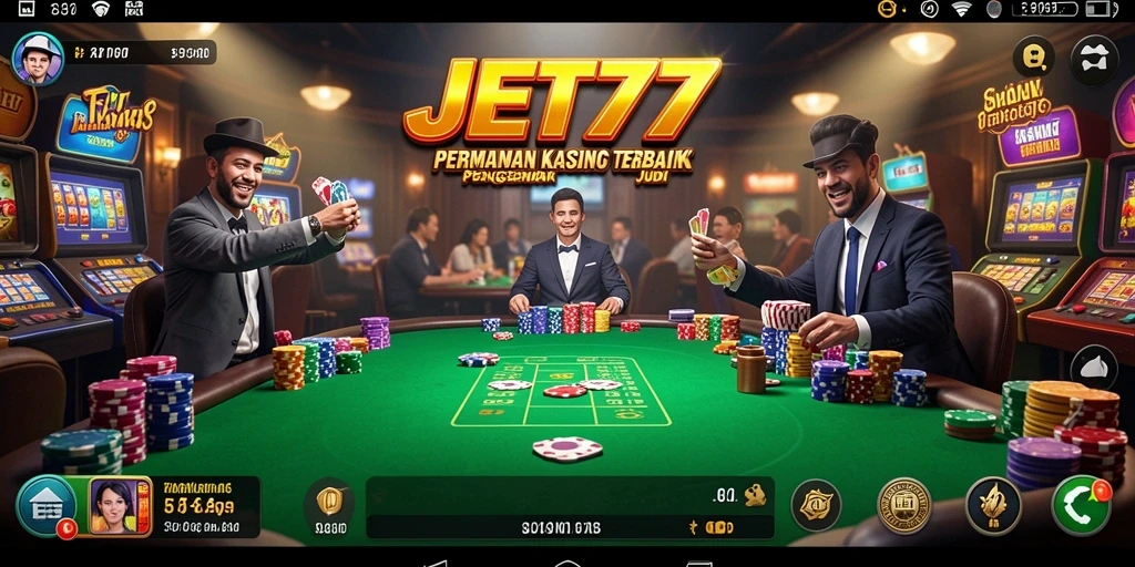 Tampilan menarik dari gameplay Kasino JET77 yang mengasyikkan.