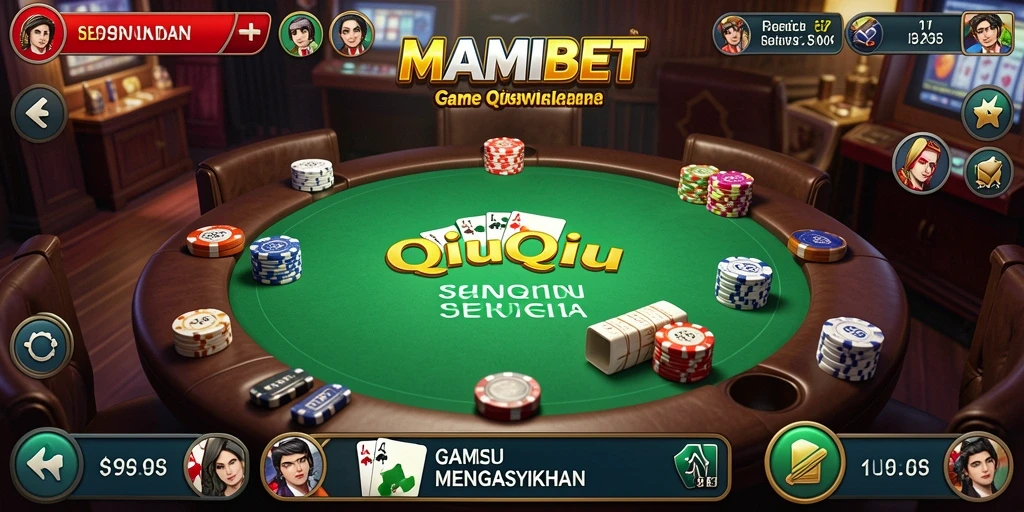 Tangkapan layar gameplay seru di MAMIBET menunjukkan aksi QiuQiu yang mendebarkan.