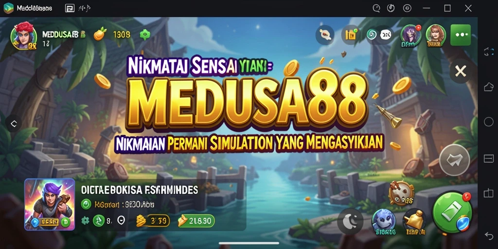 Screenshot MEDUSA88 menunjukkan gameplay Simulation yang seru dan interaktif.