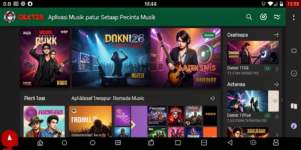 Screenshot gameplay OLX128 menampilkan pengguna bernyanyi dengan penuh semangat.