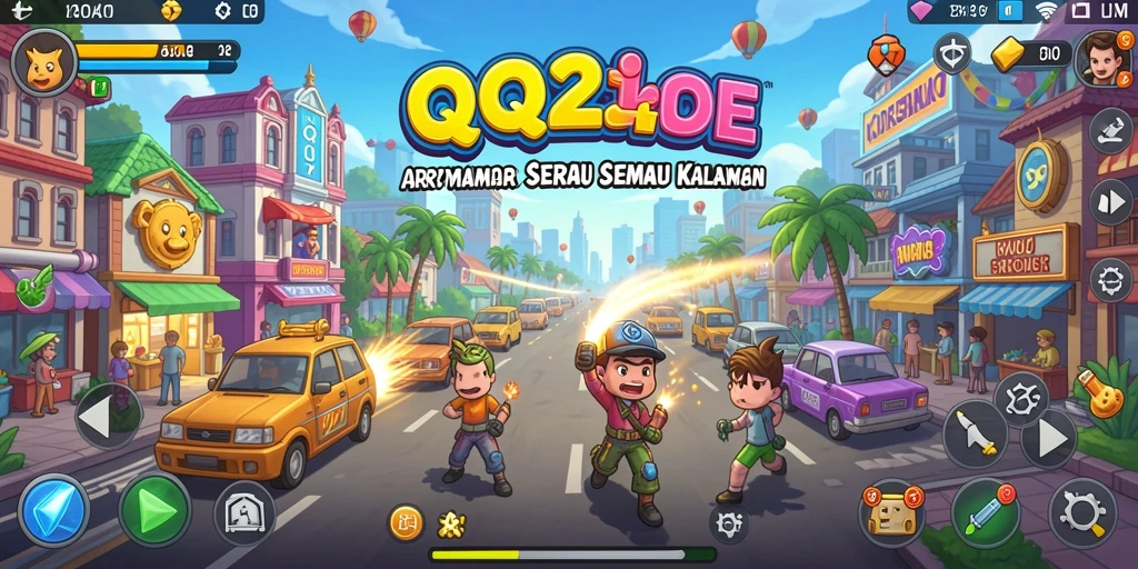 Tampilan gameplay seru dalam QQ222 dengan tantangan menarik.