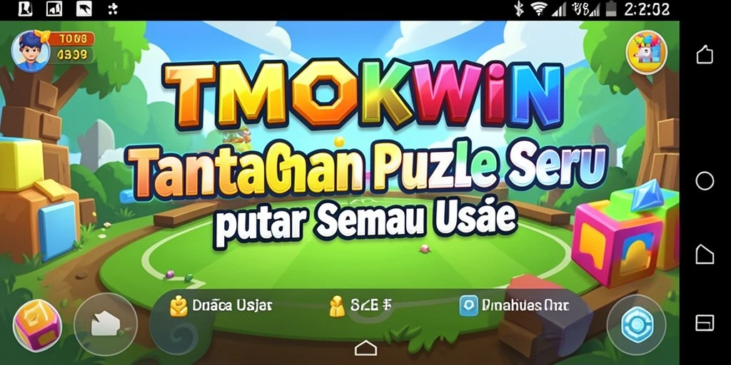 Tangkapan layar gameplay TMOKWIN yang menampilkan tantangan Puzzle menarik.