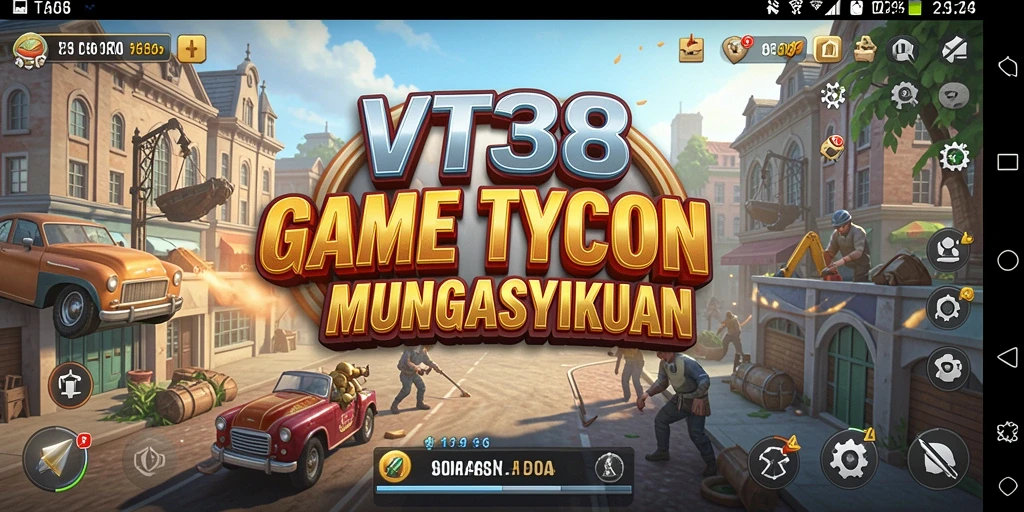 Tampilan gameplay VT38 yang menarik dan dinamis.